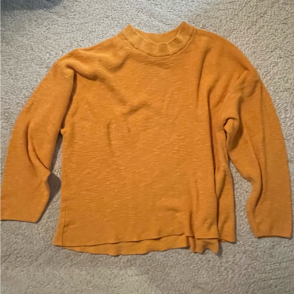 Free people beach yellow/Orange Sweater